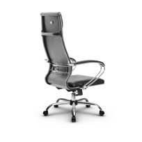Кресло для руководителя Метта L 1m 42/K_17833_Кожа перфорированная NewLeather – Черный Кресло для руководителя Метта L 1m 42/K_17833_Кожа перфорированная NewLeather – Черный