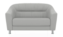 Двухместный диван Райт Euroforma / Экокожа Euroline / Серый 985 / 1450×850×900 Двухместный диван Райт Euroforma / Экокожа Euroline / Серый 985 / 1450×850×900