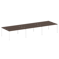 Metal System Quattro Р. ст. на 6 раб. места на П-образном м/к 40БП.СМ-6.4 Акация/Антрацит металл 4800*1475*750 Metal System Quattro Р. ст. на 6 раб. места на П-образном м/к 40БП.СМ-6.4 Акация/Антрацит металл 4800*1475*750
