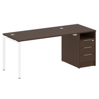Metal System Quattro Р. ст. с тумбой на П-образном м/к 40БП.РС-СТП-1.3 Акация/Антрацит металл 1812*720*750 Metal System Quattro Р. ст. с тумбой на П-образном м/к 40БП.РС-СТП-1.3 Акация/Антрацит металл 1812*720*750