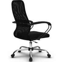 Кресло офисное Metta  SU-CP-8P (SU-СК130-8P) CH / Красный – Красный