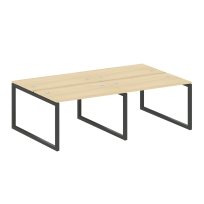 Metal System Quattro Р. ст. на 4 раб. места на О-образном м/к 50БО.СМ-4.2 Акация/Антрацит металл 2400*1475*750 Metal System Quattro Р. ст. на 4 раб. места на О-образном м/к 50БО.СМ-4.2 Акация/Антрацит металл 2400*1475*750
