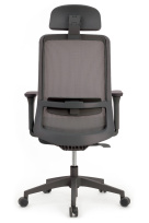 Кресло WORK W-218C Grey Серый пластик/Серая сетка 65-64-113-123