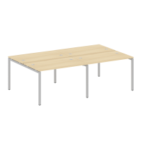 Metal System Quattro Р. ст. на 4 раб. места на П-образном м/к 40БП.СМ-4.2 Акация/Антрацит металл 2400*1475*750 Metal System Quattro Р. ст. на 4 раб. места на П-образном м/к 40БП.СМ-4.2 Акация/Антрацит металл 2400*1475*750