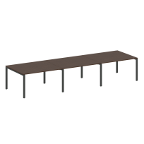 Metal System Перег. стол (3 столешницы) на П-оразном м/к БП.ПРГ-3.3 Акация/Антрацит металл 4200*1235*750 Metal System Перег. стол (3 столешницы) на П-оразном м/к БП.ПРГ-3.3 Акация/Антрацит металл 4200*1235*750