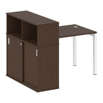 Metal System Quattro Стол офисный с шкафом-купе на П-образном м/к 50БП.РС-СШК-3.1 Т Вяз/Мокко металл 1410×1120×1098 Metal System Quattro Стол офисный с шкафом-купе на П-образном м/к 50БП.РС-СШК-3.1 Т Вяз/Мокко металл 1410×1120×1098