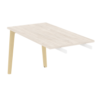 Onix Wood Direct Брифинг-приставка OW.BR-13 Белый бриллиант/Дуб светлый/Белый металл 1380*720*750 Onix Wood Direct Брифинг-приставка OW.BR-13 Белый бриллиант/Дуб светлый/Белый металл 1380*720*750