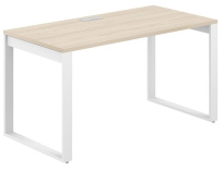 Стол офисный с лючком Allegro / 1200×700×750 / Профиль О-образный: 70×20 Белый / Столешница: Белый / AG.104.WH.L.72.WH Стол офисный с лючком Allegro / 1200×700×750 / Профиль О-образный: 70×20 Белый / Столешница: Белый / AG.104.WH.L.72.WH