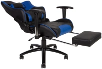 Кресло игровое NORDEN Lotus GTS реклайнер / черно-синяя экокожа/ стальная крестовина Кресло игровое NORDEN Lotus GTS реклайнер / черно-синяя экокожа/ стальная крестовина