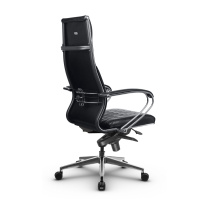Кресло для руководителя Метта L 1c 44M/K_17839 Кожа перфорированная NewLeather – Черный Кресло для руководителя Метта L 1c 44M/K_17839 Кожа перфорированная NewLeather – Черный