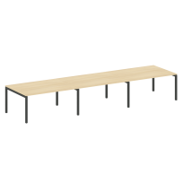 Metal System Quattro Перег. стол (3 столешницы) на П-оразном м/к 50БП.ПРГ-3.4 Акация/Антрацит металл 4800*1235*750 Metal System Quattro Перег. стол (3 столешницы) на П-оразном м/к 50БП.ПРГ-3.4 Акация/Антрацит металл 4800*1235*750