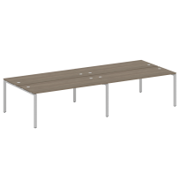 Metal System Р. ст. на 4 раб. места на П-образном м/к БП.СМ-4.5 Акация/Антрацит металл 3600*1475*750 Metal System Р. ст. на 4 раб. места на П-образном м/к БП.СМ-4.5 Акация/Антрацит металл 3600*1475*750