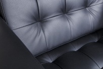 Кресло Рольф Вуд Euroforma / Экокожа Euroline / Черный / 890×850×840
