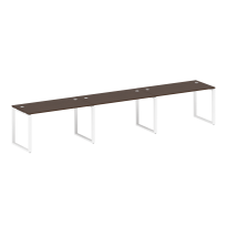 Metal System Р. ст. на 3 раб. места на О-образном м/к БО.СМ-3.3 Акация/Антрацит металл 4200*720*750 Metal System Р. ст. на 3 раб. места на О-образном м/к БО.СМ-3.3 Акация/Антрацит металл 4200*720*750