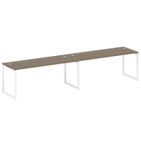 Metal System Quattro Р. ст. на 2 раб. места на О-образном м/к 40БО.СМ-2.5 Акация/Антрацит металл 3600*720*750 Metal System Quattro Р. ст. на 2 раб. места на О-образном м/к 40БО.СМ-2.5 Акация/Антрацит металл 3600*720*750