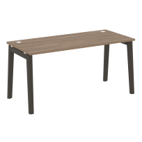 Onix Wood Стол офисный OW.SP-4.7 Дуб мали/Дуб светлый/Белый металл 1580×720×750 Onix Wood Стол офисный OW.SP-4.7 Дуб мали/Дуб светлый/Белый металл 1580×720×750