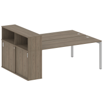 Metal System Quattro Р. ст. с шкафом-купе на П-образном м/к 50БП.РС-СШК-2.5 Т Акация/Антрацит металл 2210*1475*1098 Metal System Quattro Р. ст. с шкафом-купе на П-образном м/к 50БП.РС-СШК-2.5 Т Акация/Антрацит металл 2210*1475*1098