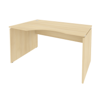 Style Стол криволинейный левый Л.СА-2 (L) Белый 1380×900×750