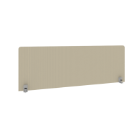 Metal System Экран тканевый для стола Б.ТЭКР-3 Тёмно-бежевый 1250*450*22