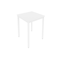 Slim Стол офисный на металлокаркасе С.СП-1.1 Белый/Антрацит металл 600×600×750 Slim Стол офисный на металлокаркасе С.СП-1.1 Белый/Антрацит металл 600×600×750