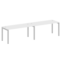 Metal System Quattro Р. ст. на 2 раб. места на П-образном м/к 50БП.СМ-2.4 Акация/Антрацит металл 3200*720*750 Metal System Quattro Р. ст. на 2 раб. места на П-образном м/к 50БП.СМ-2.4 Акация/Антрацит металл 3200*720*750
