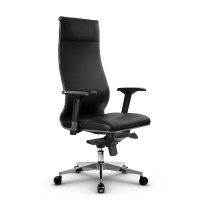 Кресло для руководителя Метта L 1c 42/4D_17841 Кожа перфорированная NewLeather – Черный Кресло для руководителя Метта L 1c 42/4D_17841 Кожа перфорированная NewLeather – Черный