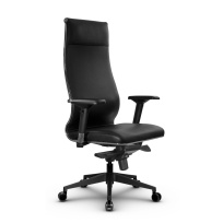 Кресло для руководителя Метта L 1c 42/4D_17840 Кожа перфорированная NewLeather – Черный Кресло для руководителя Метта L 1c 42/4D_17840 Кожа перфорированная NewLeather – Черный