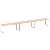 Metal System Quattro Р. ст. на 3 раб. места на О-образном м/к 40БО.СМ-3.5 Акация/Антрацит металл 5400*720*750 Metal System Quattro Р. ст. на 3 раб. места на О-образном м/к 40БО.СМ-3.5 Акация/Антрацит металл 5400*720*750