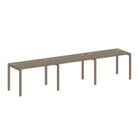 Metal System Р. ст. на 3 раб. места на П-образном м/к БП.СМ-3.2 Акация/Антрацит металл 3600*720*750 Metal System Р. ст. на 3 раб. места на П-образном м/к БП.СМ-3.2 Акация/Антрацит металл 3600*720*750