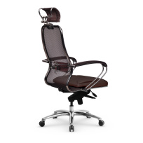 Кресло для руководителя Samurai SL-2.04 Infinity Easy Clean черный плюс