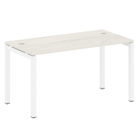 Metal System Quattro Стол офисный на П-образном м/к 50БП.СП-3 Вяз/Мокко металл 1400×720×750 Metal System Quattro Стол офисный на П-образном м/к 50БП.СП-3 Вяз/Мокко металл 1400×720×750
