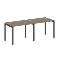 Metal System Quattro Р. ст. на 2 раб. места на П-образном м/к 40БП.СМ-2.1 Акация/Антрацит металл 2000*720*750 Metal System Quattro Р. ст. на 2 раб. места на П-образном м/к 40БП.СМ-2.1 Акация/Антрацит металл 2000*720*750