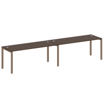 Metal System Р. ст. на 2 раб. места на П-образном м/к БП.СМ-2.5 Акация/Антрацит металл 3600*720*750 Metal System Р. ст. на 2 раб. места на П-образном м/к БП.СМ-2.5 Акация/Антрацит металл 3600*720*750