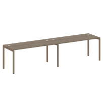 Metal System Quattro Р. ст. на 2 раб. места на П-образном м/к 40БП.СМ-2.4 Акация/Антрацит металл 3200*720*750 Metal System Quattro Р. ст. на 2 раб. места на П-образном м/к 40БП.СМ-2.4 Акация/Антрацит металл 3200*720*750