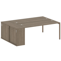 Metal System Quattro Р. ст. с шкафом-купе на П-образном м/к 40БП.РС-СШК-1.5 Т Акация/Антрацит металл 2210*1475*750 Metal System Quattro Р. ст. с шкафом-купе на П-образном м/к 40БП.РС-СШК-1.5 Т Акация/Антрацит металл 2210*1475*750