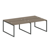 Metal System Quattro Р. ст. на 4 раб. места на О-образном м/к 40БО.СМ-4.2 Акация/Антрацит металл 2400*1475*750 Metal System Quattro Р. ст. на 4 раб. места на О-образном м/к 40БО.СМ-4.2 Акация/Антрацит металл 2400*1475*750