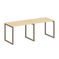 Metal System Quattro Р. ст. на 2 раб. места на О-образном м/к 40БО.СМ-2.1 Акация/Антрацит металл 2000*720*750 Metal System Quattro Р. ст. на 2 раб. места на О-образном м/к 40БО.СМ-2.1 Акация/Антрацит металл 2000*720*750
