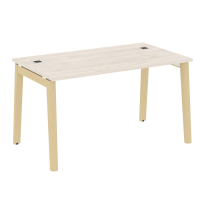 Onix Wood Direct Стол руководителя OW.SRR-3.8 Белый бриллиант/Дуб светлый/Белый металл 1380*800*750 Onix Wood Direct Стол руководителя OW.SRR-3.8 Белый бриллиант/Дуб светлый/Белый металл 1380*800*750