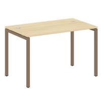 Metal System Quattro Стол офисный на П-образном м/к 40БП.СП-2 Вяз/Мокко металл 1200×720×750 Metal System Quattro Стол офисный на П-образном м/к 40БП.СП-2 Вяз/Мокко металл 1200×720×750