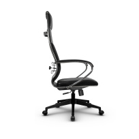 Кресло для руководителя Метта L 1c 44B/K_17832 Кожа перфорированная NewLeather – Черный Кресло для руководителя Метта L 1c 44B/K_17832 Кожа перфорированная NewLeather – Черный