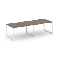 Стол для переговоров Style Project SN-4O.SPRG-012.3 Акация Лорка/Металл Черный 2360×980×750 Стол для переговоров Style Project SN-4O.SPRG-012.3 Акация Лорка/Металл Черный 2360×980×750