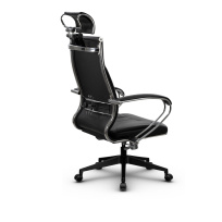 Кресло для руководителя Метта L 2c 46/K_17832_Кожа перфорированная NewLeather - Черный_Кожа перфорированная NewLeather - Черный Кресло для руководителя Метта L 2c 46/K_17832_Кожа перфорированная NewLeather - Черный_Кожа перфорированная NewLeather - Черный