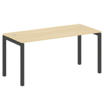 Metal System Quattro Стол офисный на П-образном м/к 50БП.СП-4 Вяз/Мокко металл 1600×720×750 Metal System Quattro Стол офисный на П-образном м/к 50БП.СП-4 Вяз/Мокко металл 1600×720×750