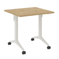 X-Pull Стол складной мобильный X.M-0.7 Тиквуд тёмный/Серый металл 780×720×753