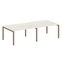 Metal System Quattro Перег. стол (2 столешницы) на П-образном м/к 50БП.ПРГ-2.3 Акация/Антрацит металл 2800*1235*750 Metal System Quattro Перег. стол (2 столешницы) на П-образном м/к 50БП.ПРГ-2.3 Акация/Антрацит металл 2800*1235*750