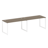 Metal System Quattro Р. ст. на 2 раб. места на О-образном м/к 40БО.СМ-2.3 Акация/Антрацит металл 2800*720*750 Metal System Quattro Р. ст. на 2 раб. места на О-образном м/к 40БО.СМ-2.3 Акация/Антрацит металл 2800*720*750