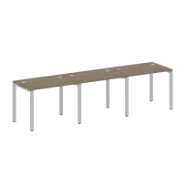Metal System Р. ст. на 3 раб. места на П-образном м/к БП.СМ-3.1 Акация/Антрацит металл 3000*720*750 Metal System Р. ст. на 3 раб. места на П-образном м/к БП.СМ-3.1 Акация/Антрацит металл 3000*720*750