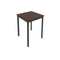 Slim Стол офисный на металлокаркасе С.СП-1.1 Белый/Антрацит металл 600×600×750 Slim Стол офисный на металлокаркасе С.СП-1.1 Белый/Антрацит металл 600×600×750