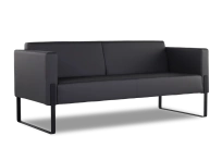 Диван офисный трехместный Тренд Euroforma / Экокожа Euroline / Серый / 1800×780×780 Диван офисный трехместный Тренд Euroforma / Экокожа Euroline / Серый / 1800×780×780