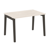 Onix Wood Стол офисный OW.SP-2.8 Дуб мали/Дуб светлый/Белый металл 1180×800×750 Onix Wood Стол офисный OW.SP-2.8 Дуб мали/Дуб светлый/Белый металл 1180×800×750
